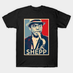 Archie Shepp Hope Poster - Greats of contemporary African American instrumental music T-Shirt